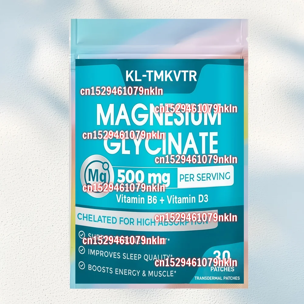 30 Patches Magnesium Glycinate Transdermal Patches with Vitamins B6 & D3 for Muscle, Heart, Calm & Immune Health
30 Patches Magnesium Glycinate Transdermal Patches with Vitamins B6 & D3 for Muscle, Heart, Calm & Immune Health
