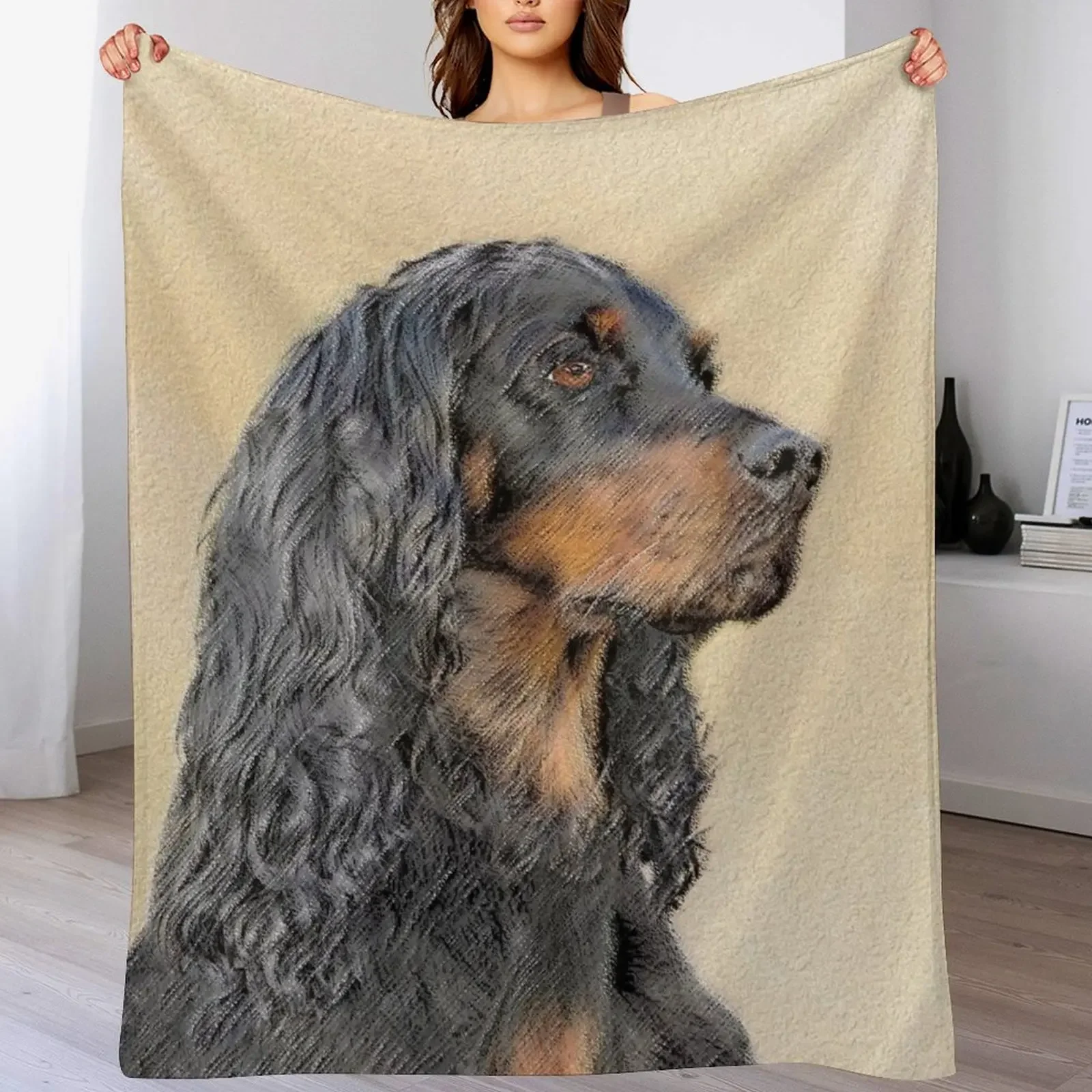 Gordon Setter Painting - Cute Original Dog Art Throw Blanket Furry bed plaid Luxury St Blankets
Gordon Setter Painting - Cute Original Dog Art Throw Blanket Furry bed plaid Luxury St Blankets