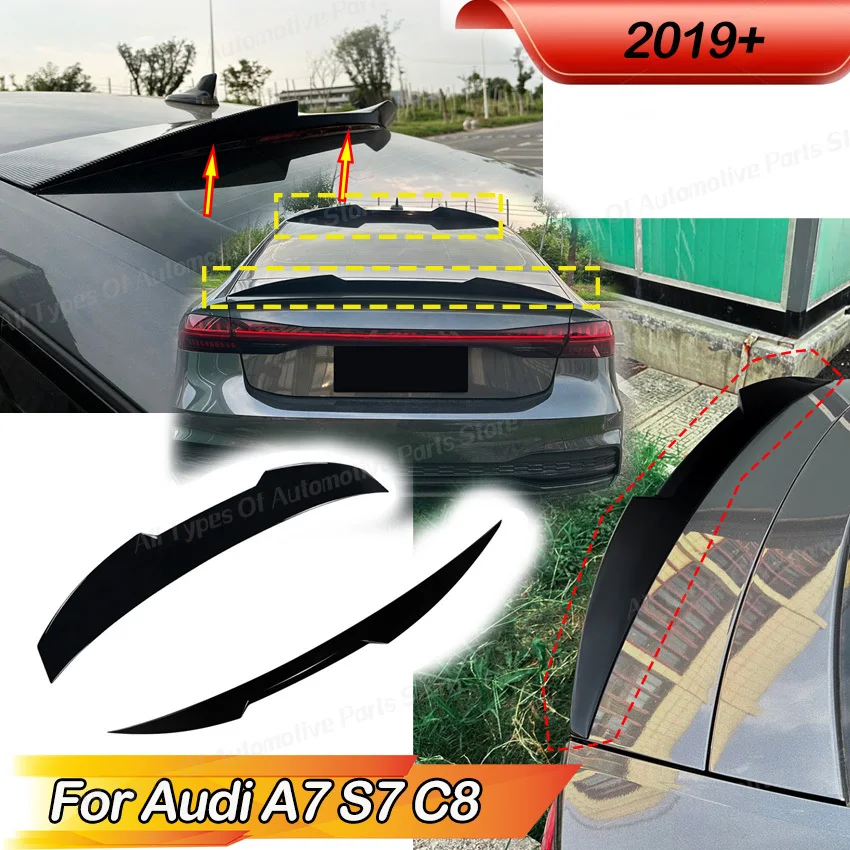 Rear Roof Trunk Sopiler Lip for Audi A7 S7 C8 2019 2020 2021 2022+ Bumper Top Wing Middle Wing Tail Fin Body Kit Tuning Trim
Rear Roof Trunk Sopiler Lip for Audi A7 S7 C8 2019 2020 2021 2022+ Bumper Top Wing Middle Wing Tail Fin Body Kit Tuning Trim