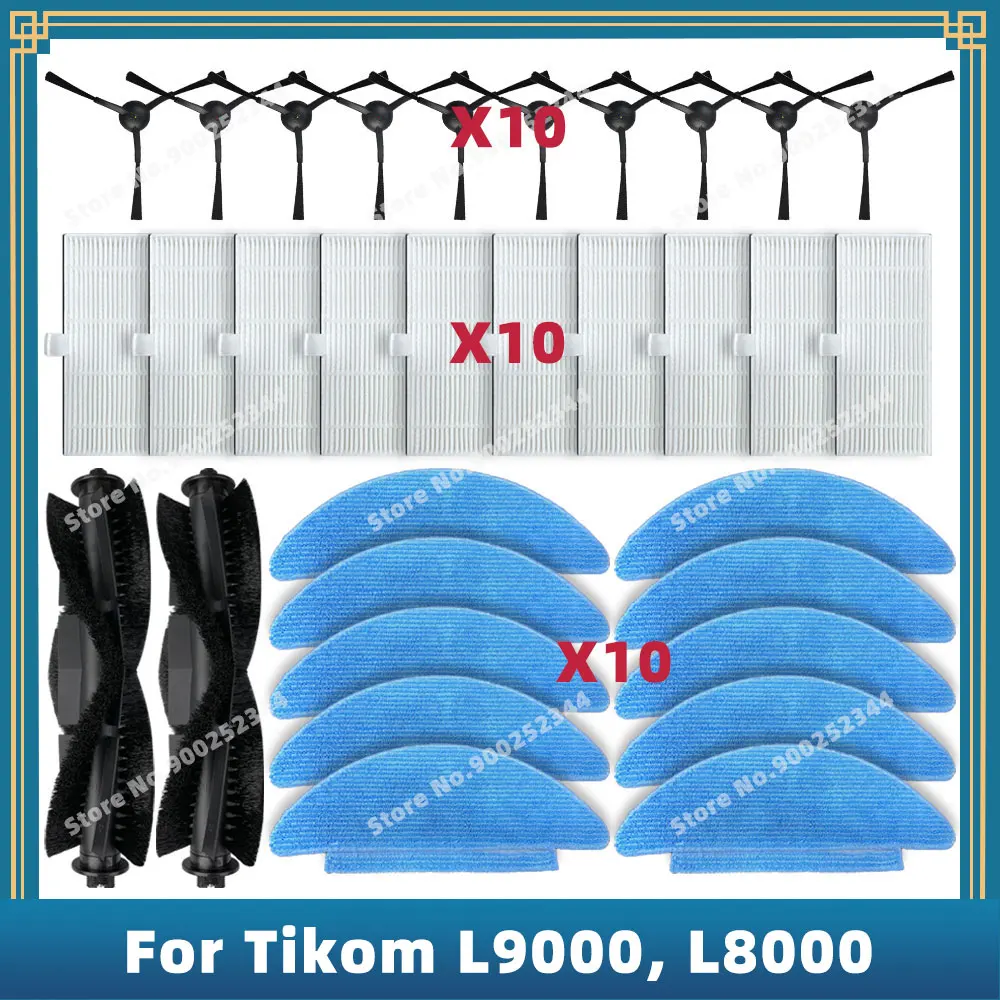 Compatible For Tikom L9000, L8000, Laresar L6 Nex Replacement Spare Parts Accessories Main Side Brush Hepa Filter Mop Cloth
Compatible For Tikom L9000, L8000, Laresar L6 Nex Replacement Spare Parts Accessories Main Side Brush Hepa Filter Mop Cloth