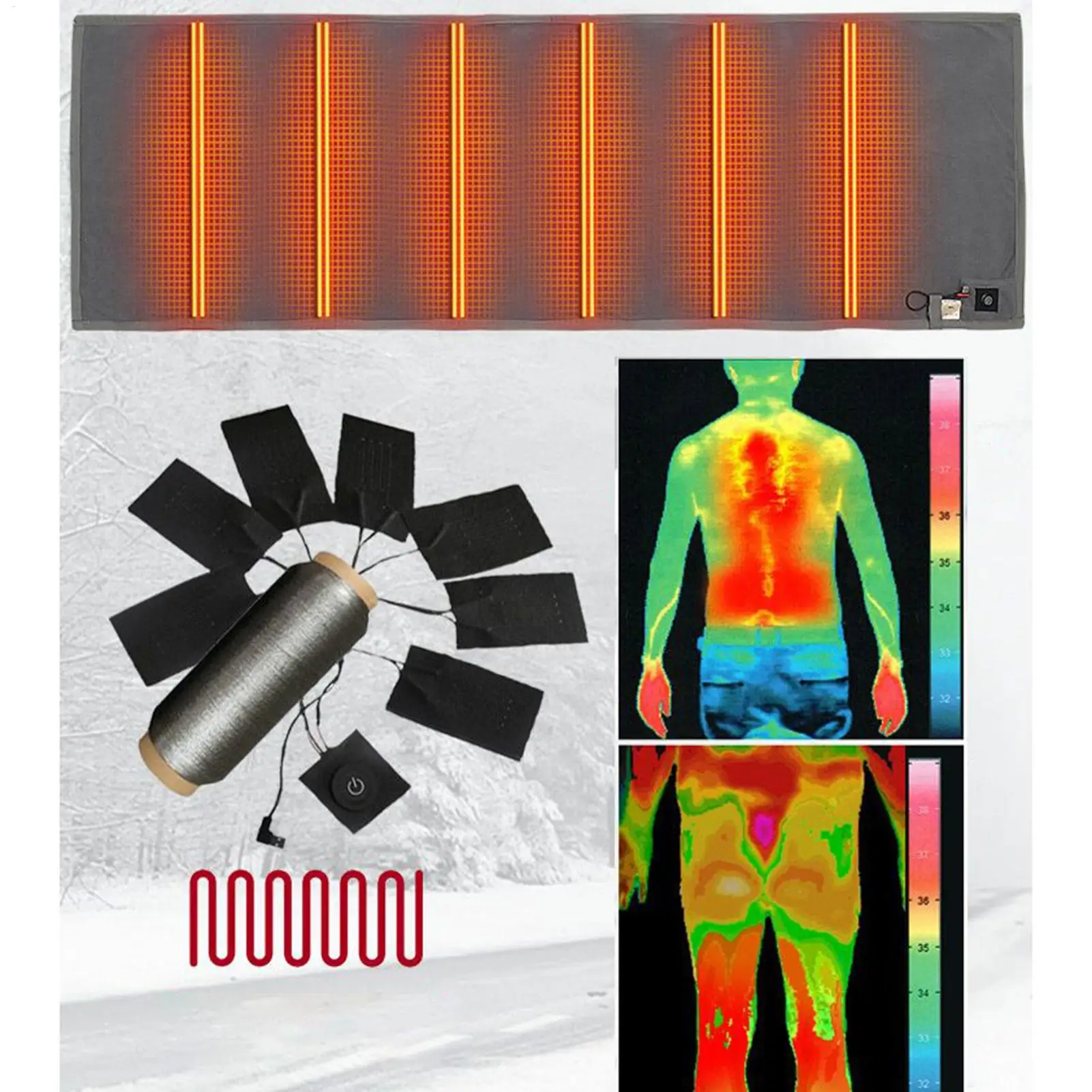 Подкладка для спального мешка с подогревом, регулируемый USB-коврик, одеяло, подкладка для спального мешка для мужчин и женщин, походы, пикник, путешествия, выживание
Подкладка для спального мешка с подогревом, регулируемый USB-коврик, одеяло, подкладка для спального мешка для мужчин и женщин, походы, пикник, путешествия, выживание