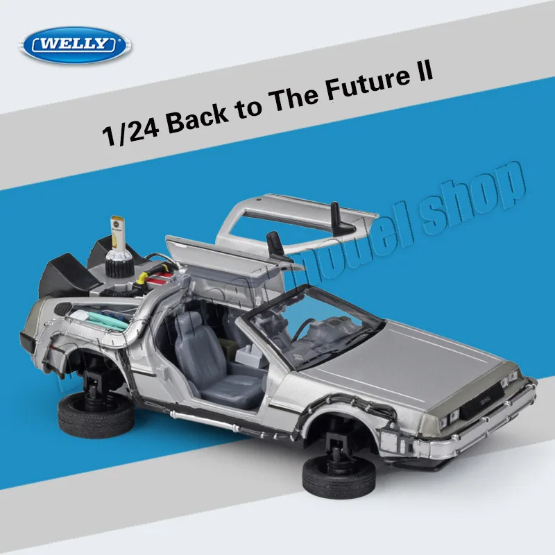 WELLY 1:18 Back To The Future 2 Aircraft Edition Model Car Collection Die-Cast Miniature Cars Model Toy Car Gifts Wholesale 
WELLY 1:18 Back To The Future 2 Aircraft Edition Model Car Collection Die-Cast Miniature Cars Model Toy Car Gifts Wholesale
