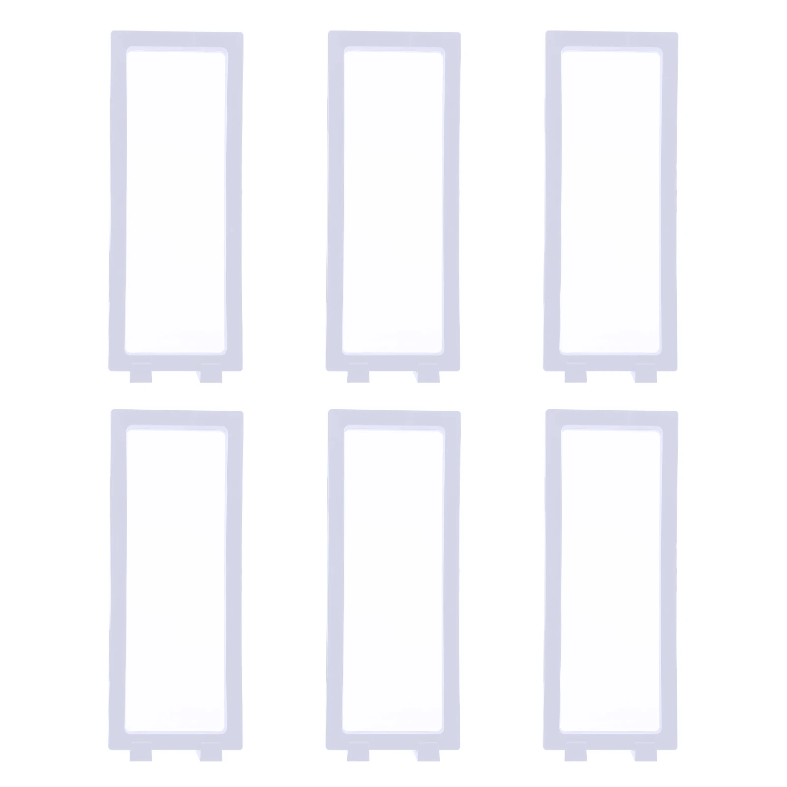 6 set Transparent Jewelry Display Rack 6 Sets Floating Holder Sturdy Frame Showcase Earrings Ring Case Storage Box PE ABS
6 set Transparent Jewelry Display Rack 6 Sets Floating Holder Sturdy Frame Showcase Earrings Ring Case Storage Box PE ABS