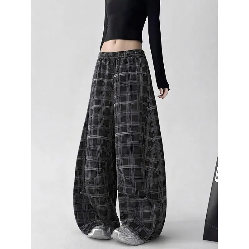 American Sle Deconstructed Knife Pleat Work Pants Men's Autumn Winter Loose Straight Leg Plaid Pants Casual Trousers
American Sle Deconstructed Knife Pleat Work Pants Men's Autumn Winter Loose Straight Leg Plaid Pants Casual Trousers
