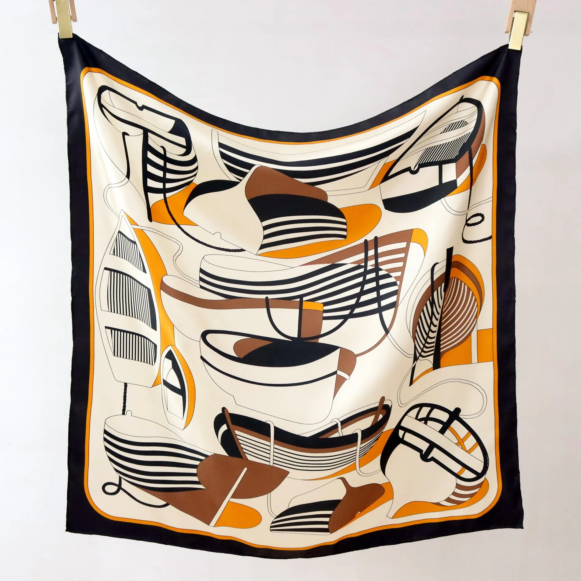 High-end Elegant Women's Exquisite Simple Boat-shaped Print Quality 14MM Twill Silk Hand-rolled Edge Large Square Scarf Shawl
High-end Elegant Women's Exquisite Simple Boat-shaped Print Quality 14MM Twill Silk Hand-rolled Edge Large Square Scarf Shawl