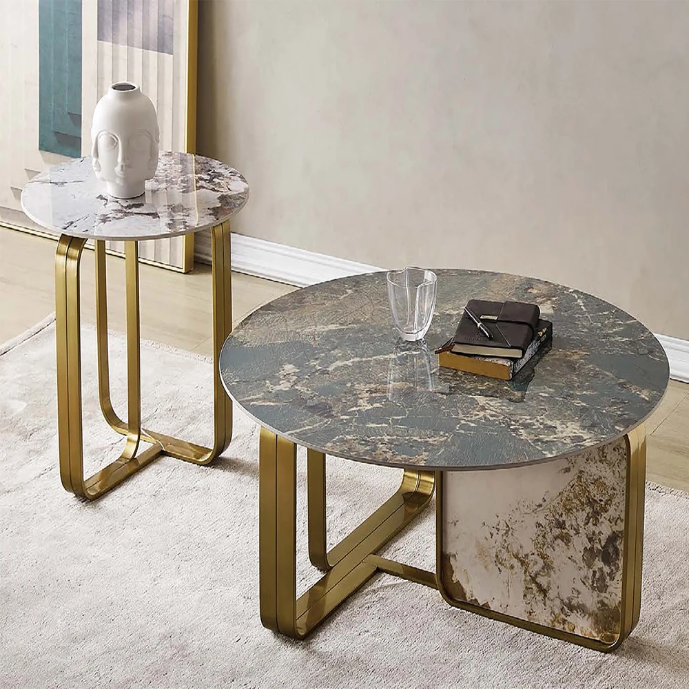 Modern Living Room Center Table Stone Coffee Table Tea Table with Stainless Steel Leg
Modern Living Room Center Table Stone Coffee Table Tea Table with Stainless Steel Leg