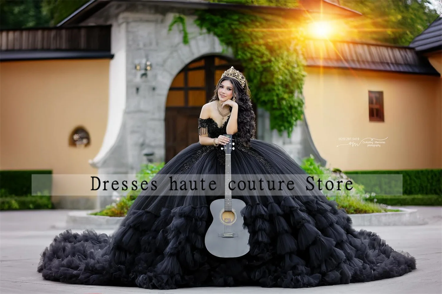 New Arrivals Black Beaded Tulle Ball Gown Quinceanera Dresses 2024 Tassels Ruffles Sweet 15 Dress Lace up Vestidos De 15 Años
New Arrivals Black Beaded Tulle Ball Gown Quinceanera Dresses 2024 Tassels Ruffles Sweet 15 Dress Lace up Vestidos De 15 Años