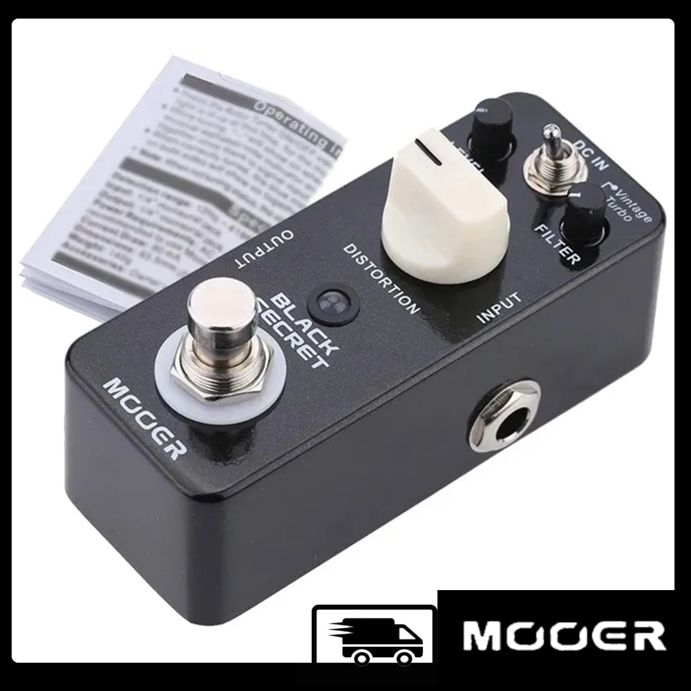 Mooer Black Secret Distortion Electric Guitar Effect Pedal 2 Working Modes True Bypass Pedal Copy From Proco Rat Effect Effector
Mooer Black Secret Distortion Electric Guitar Effect Pedal 2 Working Modes True Bypass Pedal Copy From Proco Rat Effect Effector