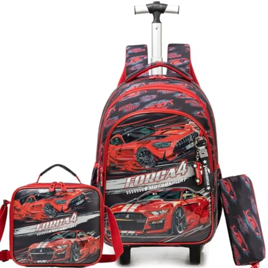 Boys Rolling Backpack for School Backpack with Wheels for Roller Backpacks for Backpacks with Lunch Box Pencil Case for Element
Boys Rolling Backpack for School Backpack with Wheels for Roller Backpacks for Backpacks with Lunch Box Pencil Case for Element