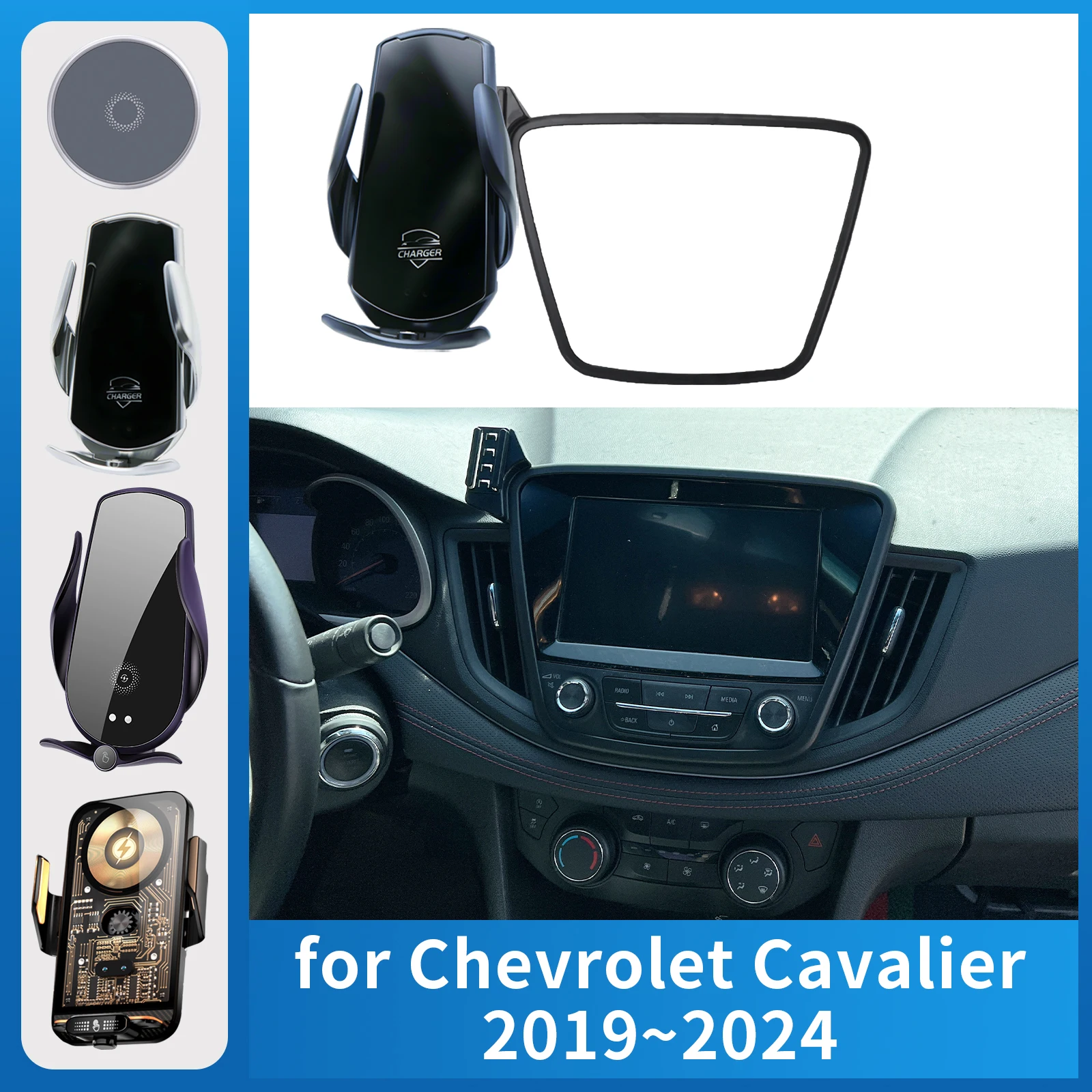 Car Phone Holder Charging for Chevrolet Cavalier 2019~2024 Screen Navigation GPS Bracket Base Accessories
Car Phone Holder Charging for Chevrolet Cavalier 2019~2024 Screen Navigation GPS Bracket Base Accessories