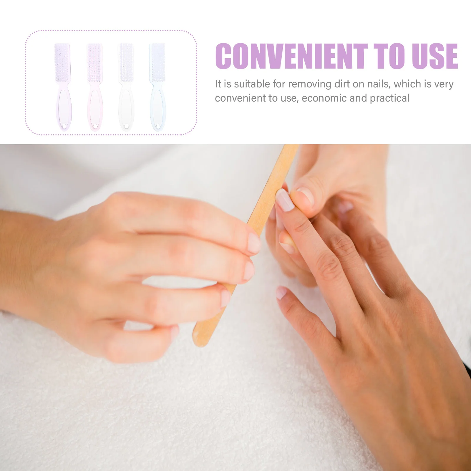 8Pcs Nail Dust Brushes Durable Fingernail Cleaning Scrubbers Practical Manicure Tools Home Salon Use Nail Cleaning
8Pcs Nail Dust Brushes Durable Fingernail Cleaning Scrubbers Practical Manicure Tools Home Salon Use Nail Cleaning