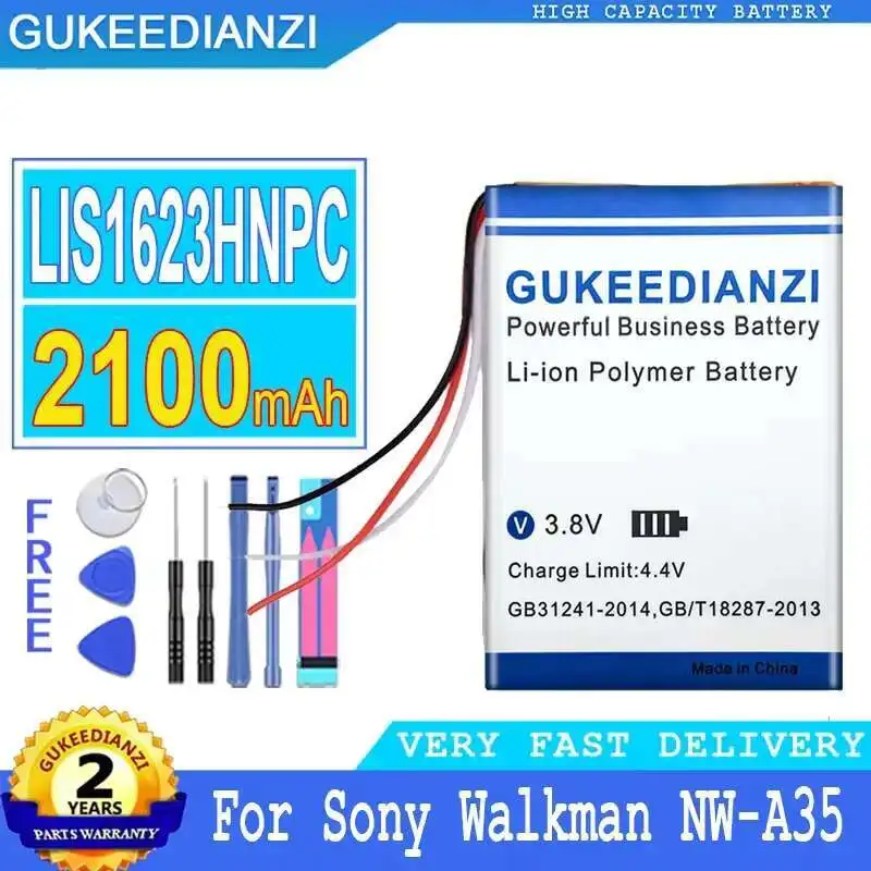 Battery LIS1623HNPC 2100Mah For Sony Walkman NW-A35 NW-A45 NW-A46 NW-A47 NW-A55 NW-A56 NW-A57 NW-A105 NW-A106 NW-A107 MP4
Battery LIS1623HNPC 2100Mah For Sony Walkman NW-A35 NW-A45 NW-A46 NW-A47 NW-A55 NW-A56 NW-A57 NW-A105 NW-A106 NW-A107 MP4