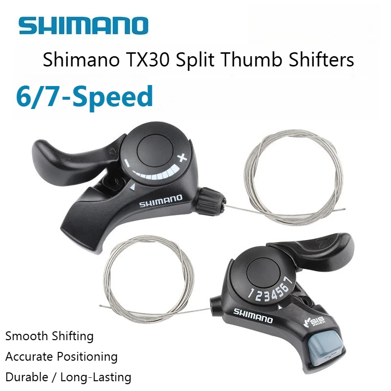 SHIMANO TX30 Bicycle Derailleur Bicycle Shifters Mountain Bike Thumb Shifter 6/7-Speed 18/21-Speed Derailleur Shifter
SHIMANO TX30 Bicycle Derailleur Bicycle Shifters Mountain Bike Thumb Shifter 6/7-Speed 18/21-Speed Derailleur Shifter