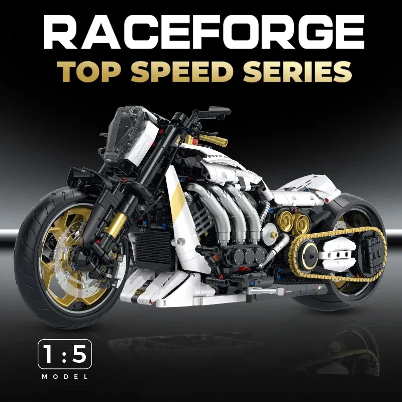 1:5 Scale Sports Motorcycle MOC Technic Building Bricks STEM Construction Set for Kids Teens Adults Xmas Birthday Gifts 1810PCS
1:5 Scale Sports Motorcycle MOC Technic Building Bricks STEM Construction Set for Kids Teens Adults Xmas Birthday Gifts 1810PCS