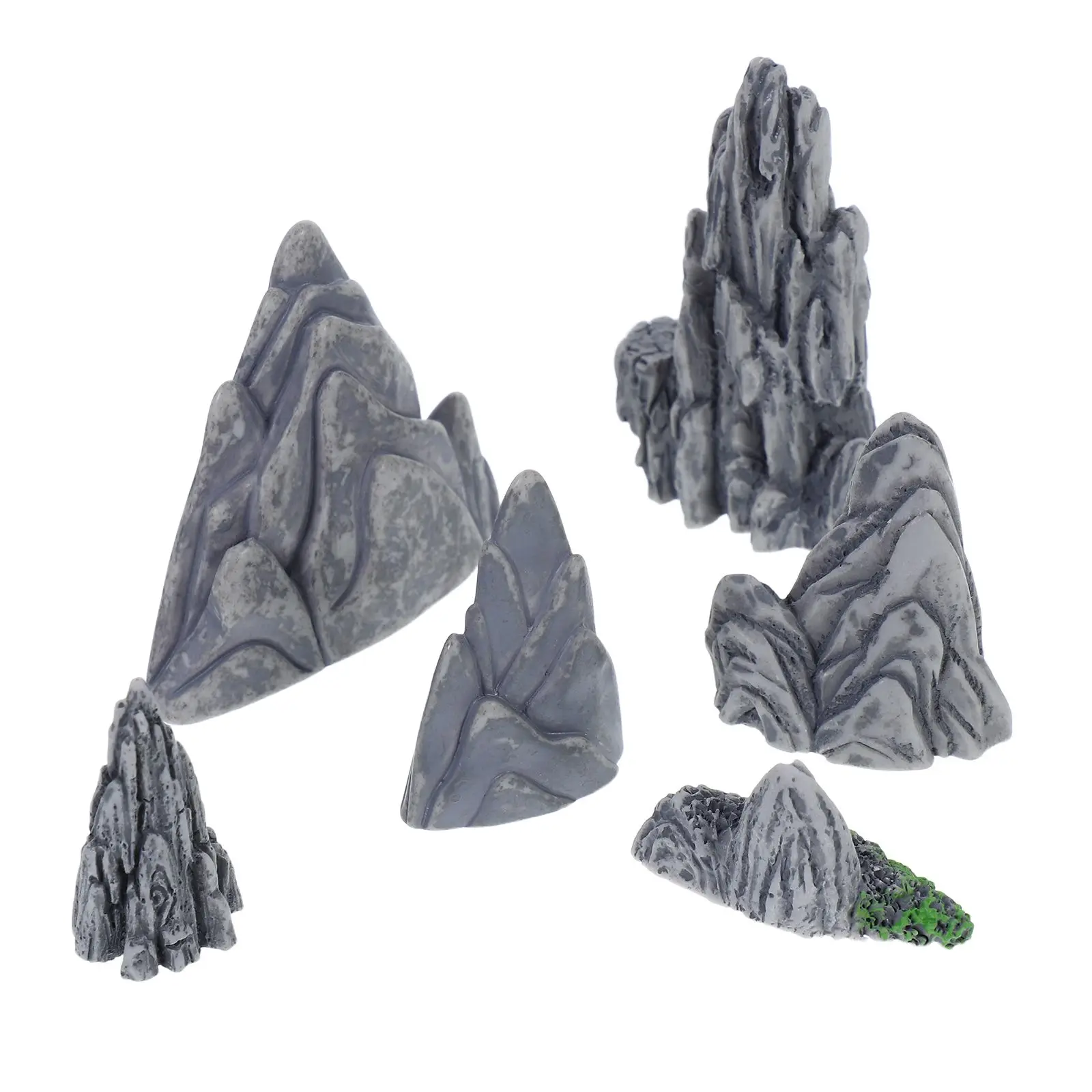 6 Pcs Miniature Bonsai Mountain Statue Fake Rockery Decor DIY Scenery Accessories Resin Craft Garden Miniatures Compact Design
6 Pcs Miniature Bonsai Mountain Statue Fake Rockery Decor DIY Scenery Accessories Resin Craft Garden Miniatures Compact Design