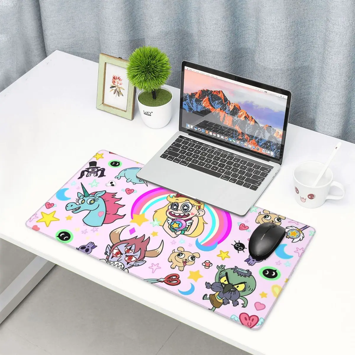 Large Mouse Pad Star VS The Forces Of Evil! Blanket Gamer PC Laptop Mats Keyboard Computer Gaming Office Accessories Desk Mat
Large Mouse Pad Star VS The Forces Of Evil! Blanket Gamer PC Laptop Mats Keyboard Computer Gaming Office Accessories Desk Mat