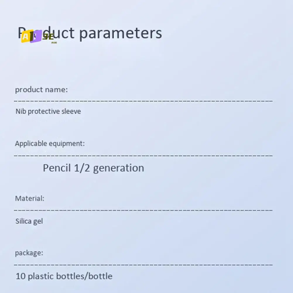 A13E-10 шт. силиконовый сменный чехол для наконечника, защитный чехол для карандаша 1St 2Nd, чехол для стилуса с сенсорным экраном
A13E-10 шт. силиконовый сменный чехол для наконечника, защитный чехол для карандаша 1St 2Nd, чехол для стилуса с сенсорным экраном