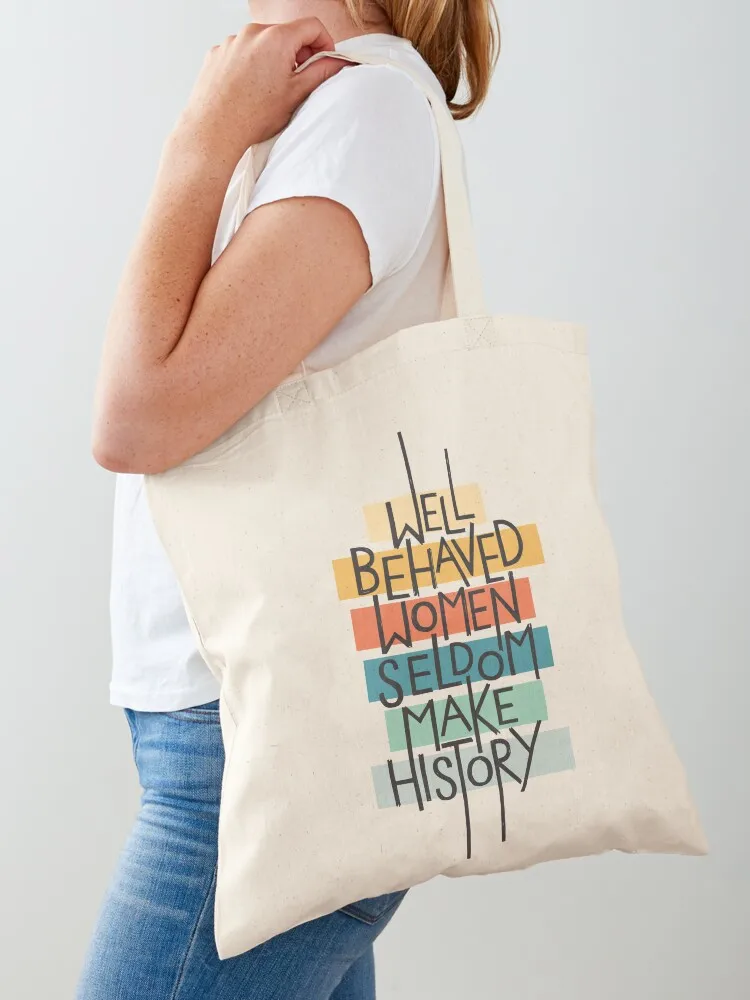 Well Behaved Women Tote Bag canvas tote bag Canvas shoulder bag Eco female
Well Behaved Women Tote Bag canvas tote bag Canvas shoulder bag Eco female