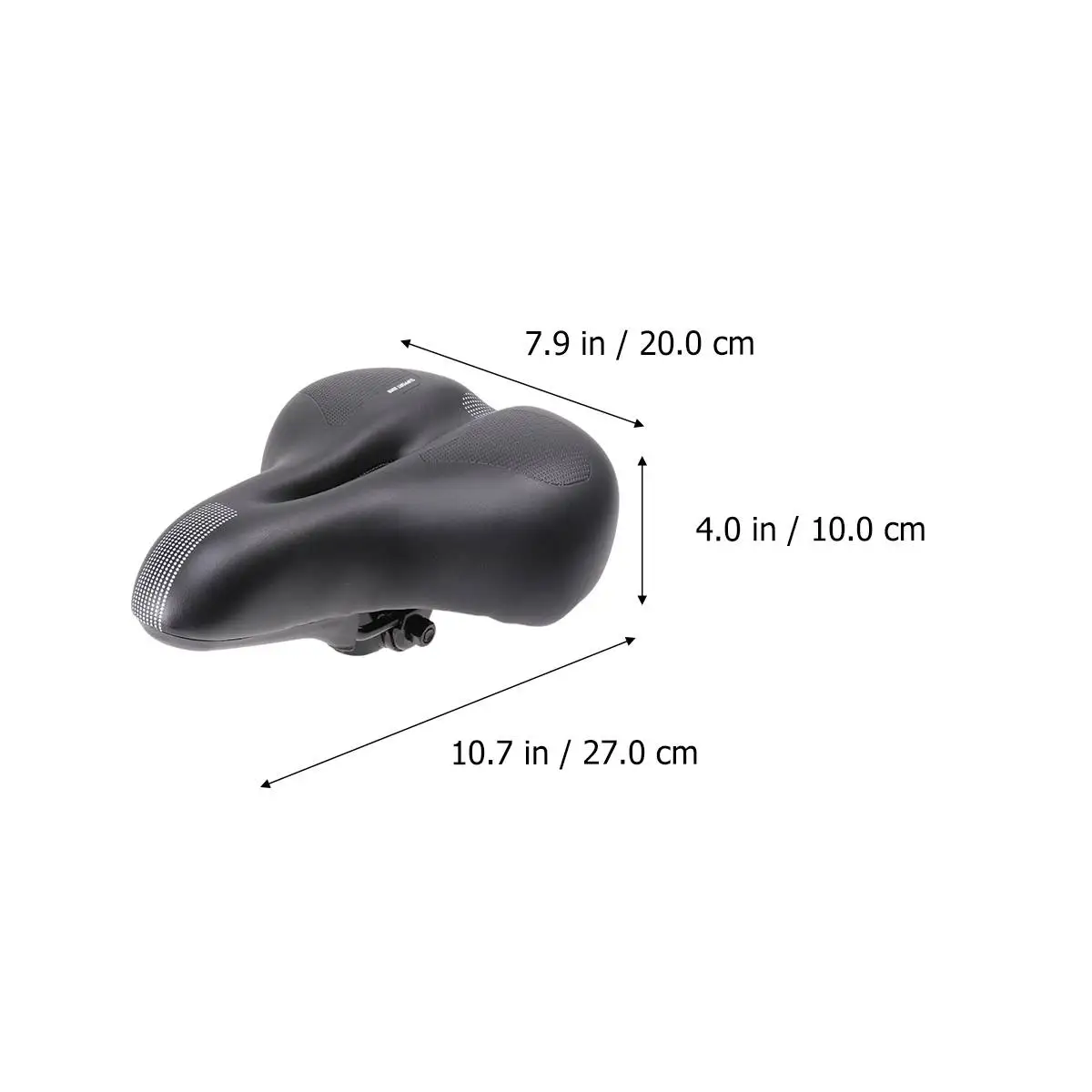 Bicycle Seat Comfortable Bike Paded Shock Absorbing Dual Springs High Density Foam Fits Most Bikes
Bicycle Seat Comfortable Bike Paded Shock Absorbing Dual Springs High Density Foam Fits Most Bikes