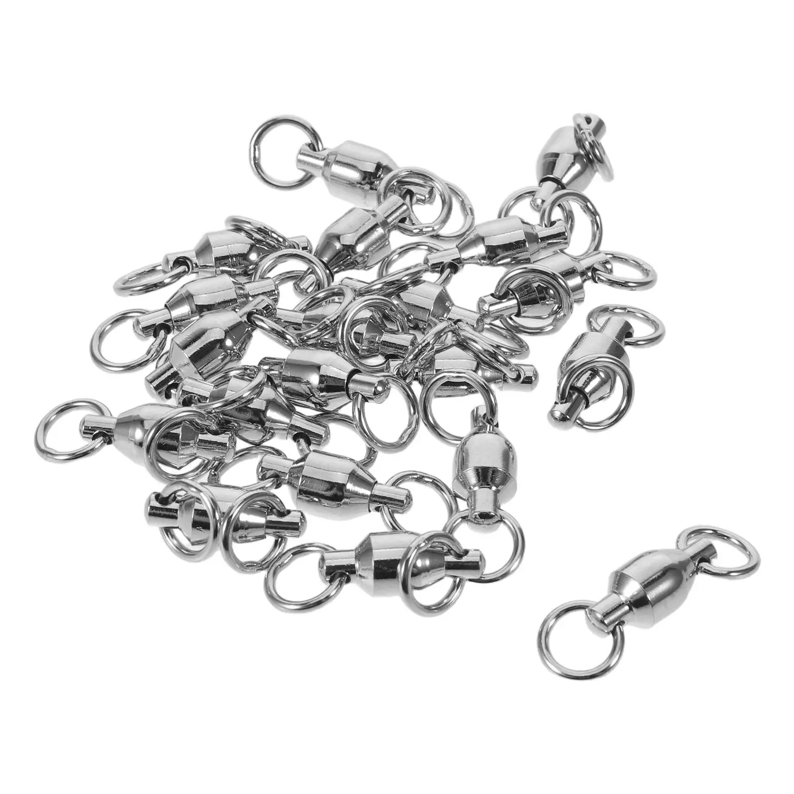 20Pcs Metal Swivel Snap Hooks with Ball Bearing Rotation for Fishing Tackle Saltwater Freshwater Parrot Chain Lanyard Jewelry
20Pcs Metal Swivel Snap Hooks with Ball Bearing Rotation for Fishing Tackle Saltwater Freshwater Parrot Chain Lanyard Jewelry