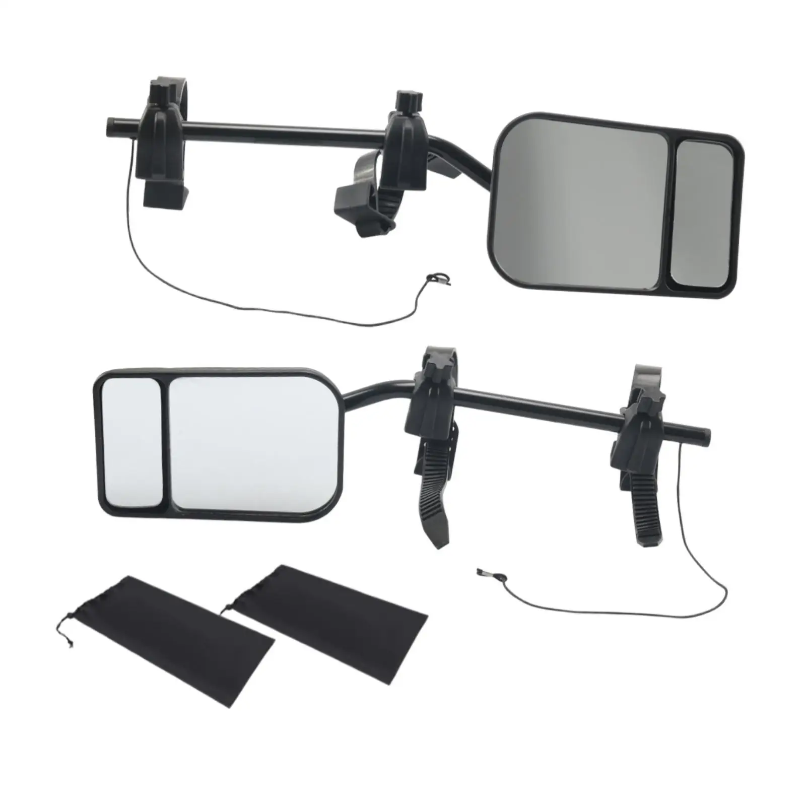 Extended Towing Mirrors Universal Clamp on Clip on Side Mirror Tow Mirrors with Extenders for Trailer Vehicle
Extended Towing Mirrors Universal Clamp on Clip on Side Mirror Tow Mirrors with Extenders for Trailer Vehicle