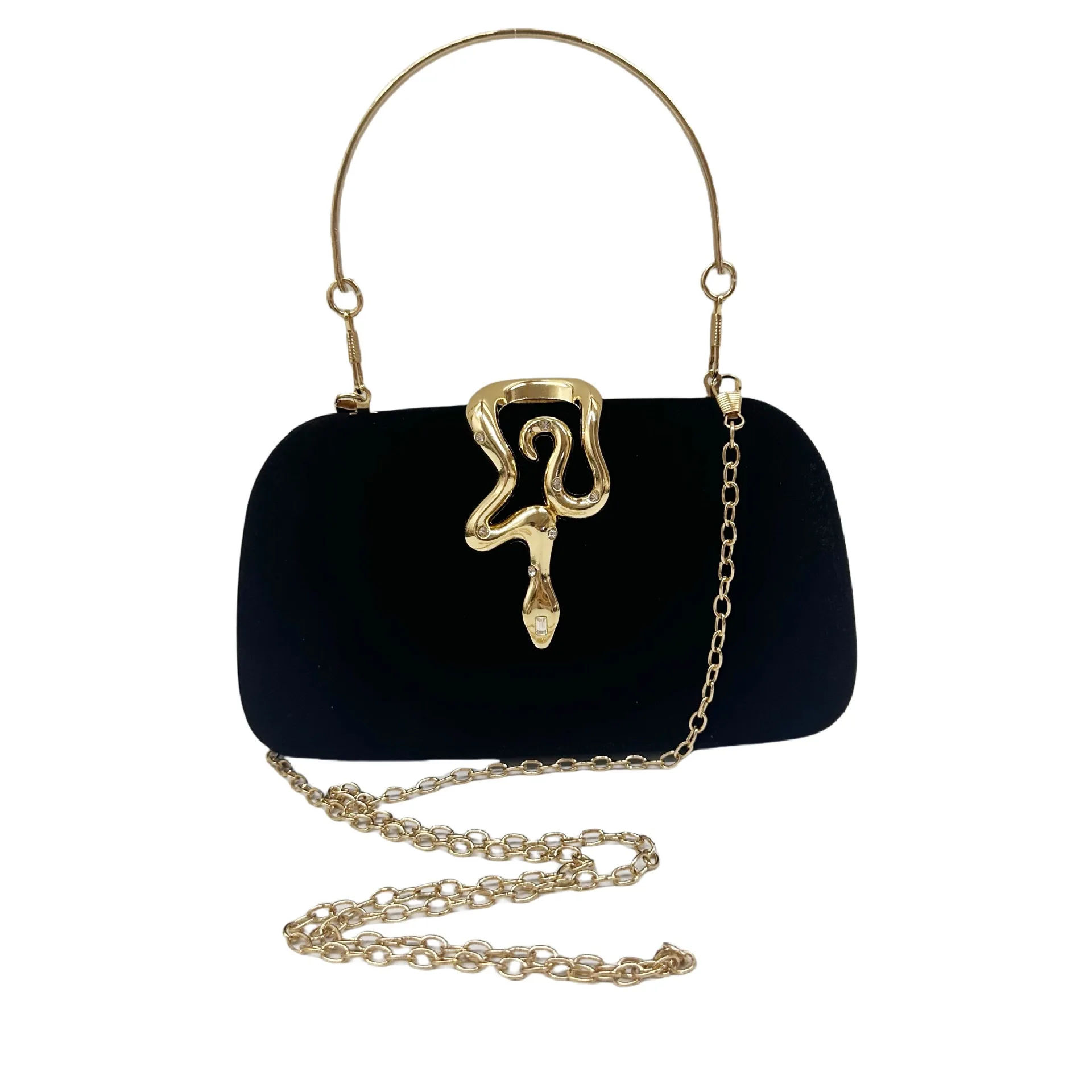 Classic Snake Buckle Evening Clutch Women’s Sparkling Party Handbag Elegant Square Box Purse Wedding Bolso Mujer Luxury Bag
Classic Snake Buckle Evening Clutch Women’s Sparkling Party Handbag Elegant Square Box Purse Wedding Bolso Mujer Luxury Bag