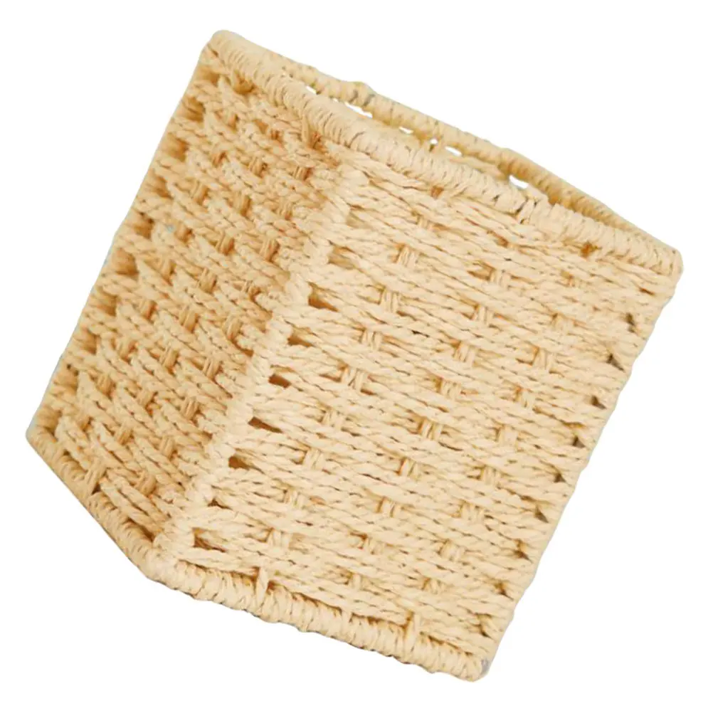 1Pcs Woven Sundries Basket Sturdy Hand-Woven Container Neat Stationery Holder for Desk Cabinet Office Bedroom Decorative
1Pcs Woven Sundries Basket Sturdy Hand-Woven Container Neat Stationery Holder for Desk Cabinet Office Bedroom Decorative