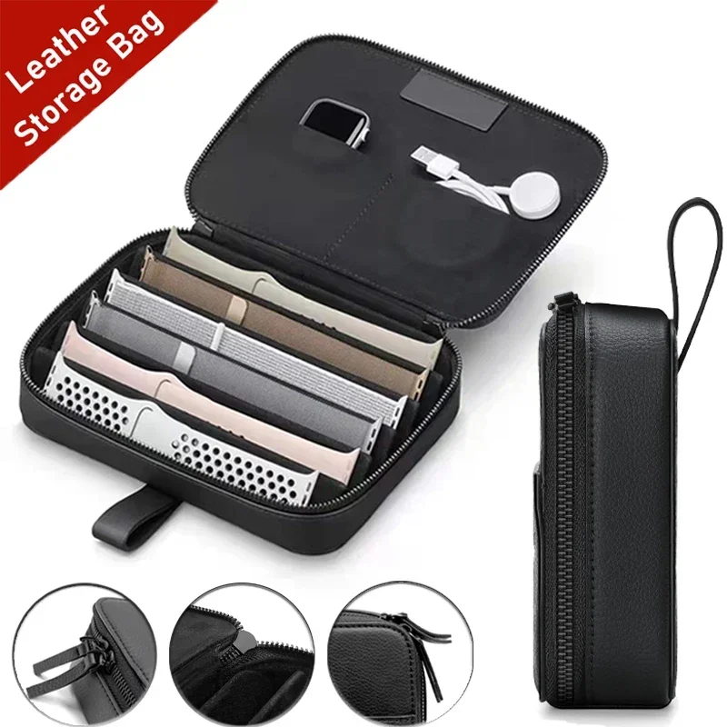 Genuine PU Leather Waterproof Box For Apple Watch Strap Case Storage Durable Fabric Collection For iWatch Smart Accessories Bags
Genuine PU Leather Waterproof Box For Apple Watch Strap Case Storage Durable Fabric Collection For iWatch Smart Accessories Bags