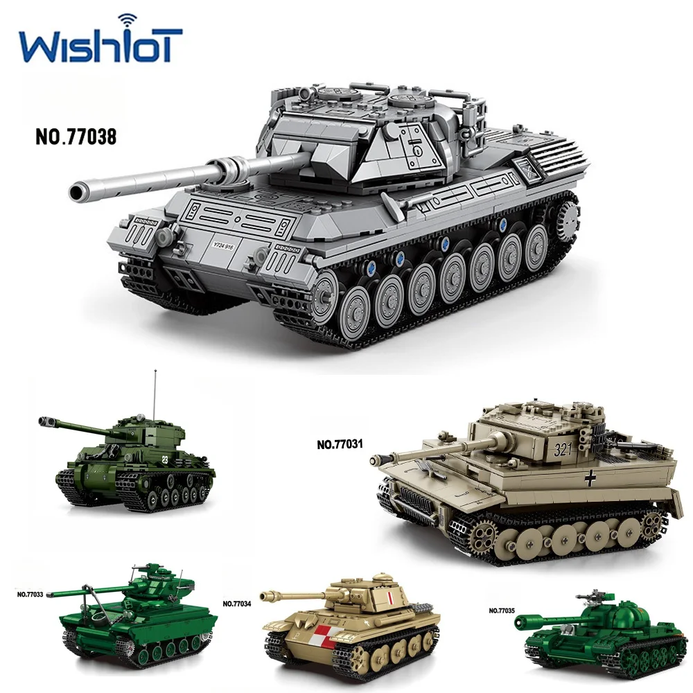 Military Tank Series Model Building Blocks Creative Assembled War Tracked Vehicles Ornament Toys MOC Small Bricks Birthday Gifts
Military Tank Series Model Building Blocks Creative Assembled War Tracked Vehicles Ornament Toys MOC Small Bricks Birthday Gifts