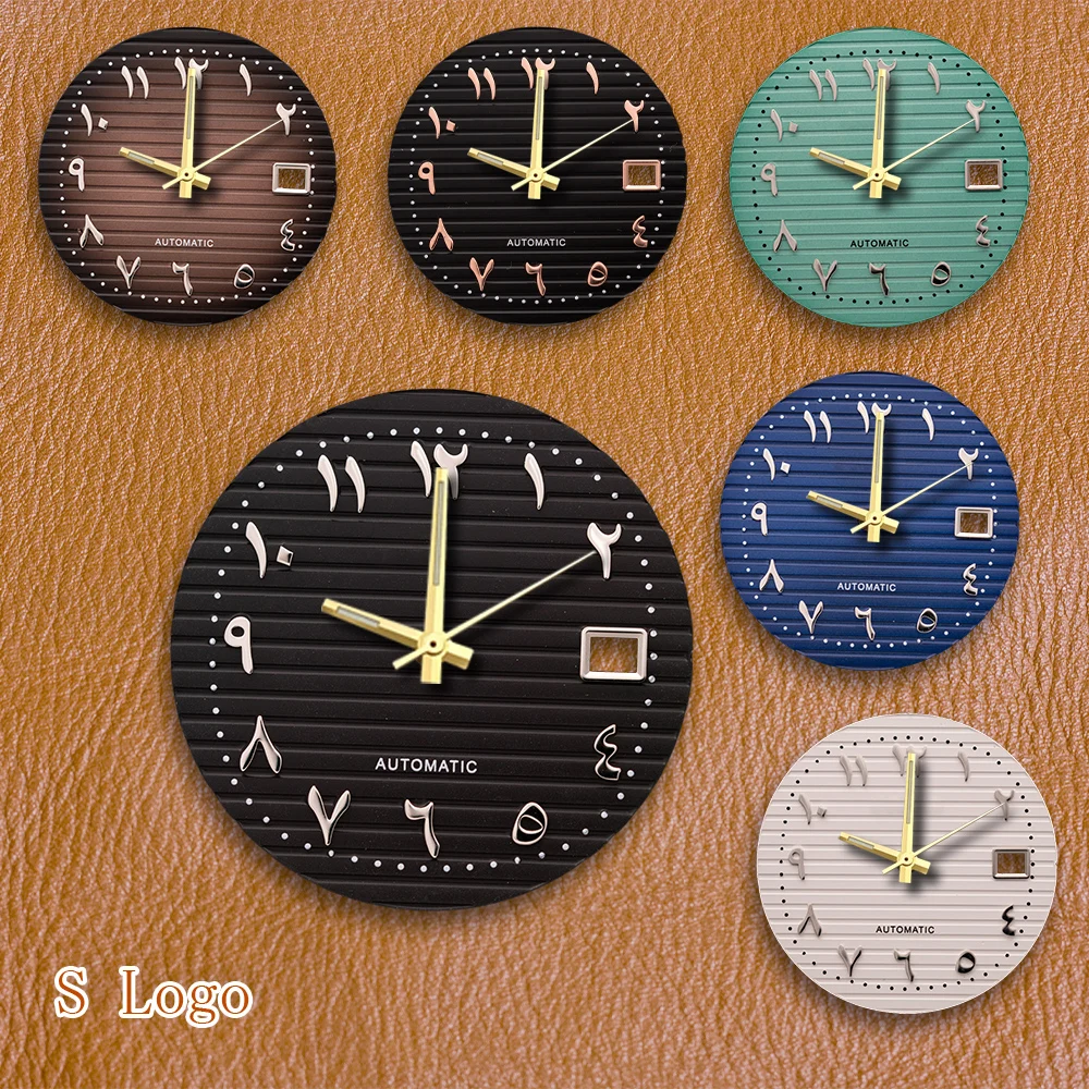 30.5mm S Logo Black New Arab Dial N-autilus Dial Fit NH35/NH36/4R/7S Movement No Luminous Watch Modification Accessories
30.5mm S Logo Black New Arab Dial N-autilus Dial Fit NH35/NH36/4R/7S Movement No Luminous Watch Modification Accessories
