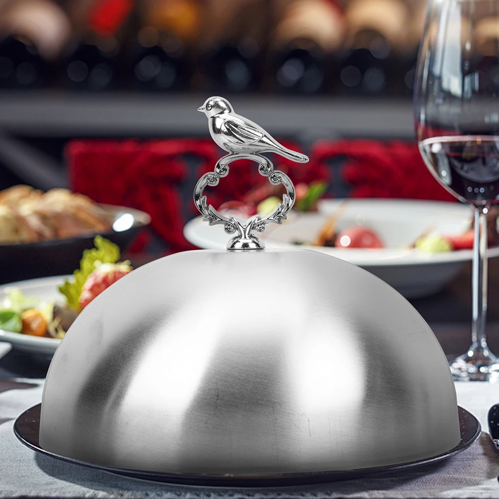 Stainless Steel Steak Cover Lid 24CM Silver Bird Pearl Hygienic Food Protector Anti Splash Grease Guard Round Serving Platter
Stainless Steel Steak Cover Lid 24CM Silver Bird Pearl Hygienic Food Protector Anti Splash Grease Guard Round Serving Platter