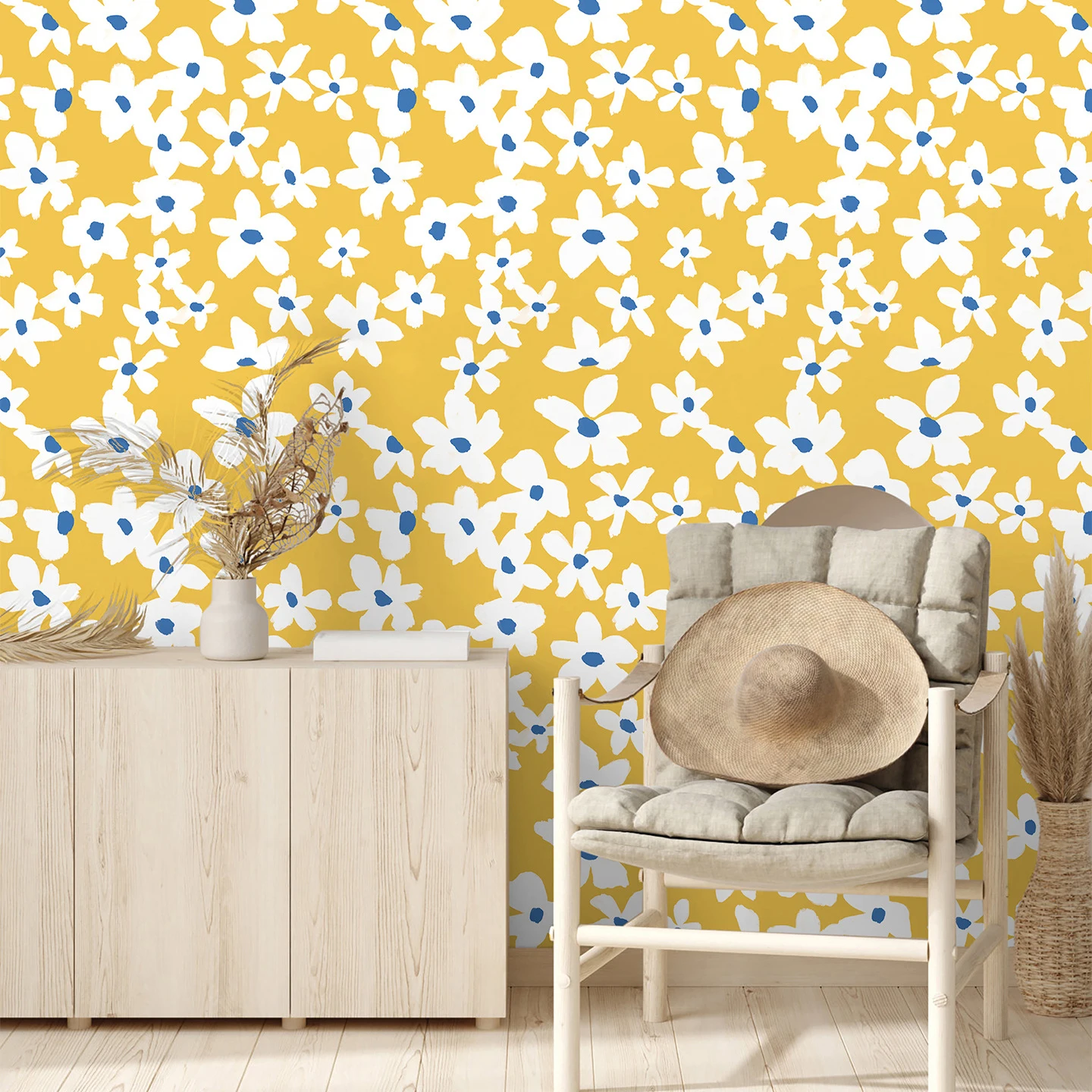 Floral Peel and Stick Wallpaper Watercolor Daisy Flower Self Adhesive Contact Paper for Girls Bedroom Home Decor Wall Sticker
Floral Peel and Stick Wallpaper Watercolor Daisy Flower Self Adhesive Contact Paper for Girls Bedroom Home Decor Wall Sticker