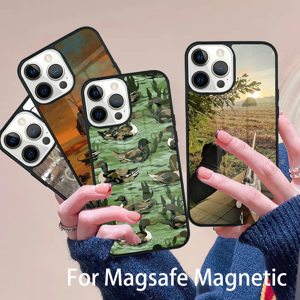 Duck Hunting Phone Case Magesafe Magnetic Wireless Charge Cover For IPhone 16 11 12 13 14 15 Pro Max Plus Mini
Duck Hunting Phone Case Magesafe Magnetic Wireless Charge Cover For IPhone 16 11 12 13 14 15 Pro Max Plus Mini