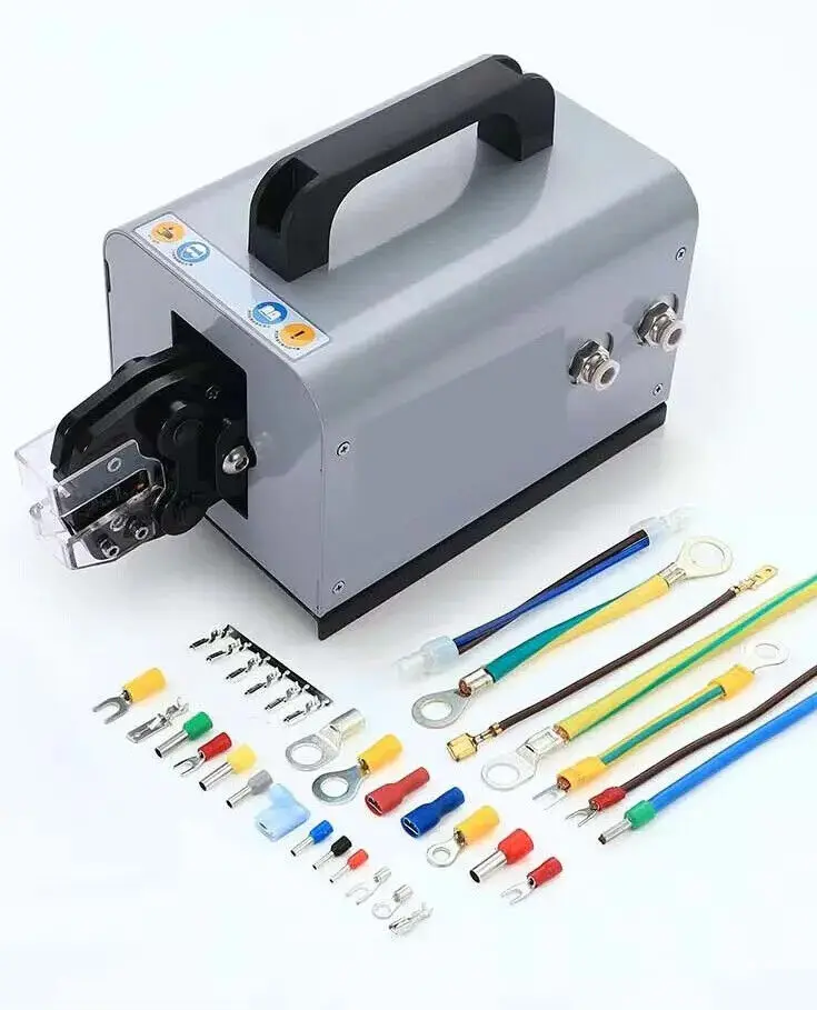 SR-AM25 Hot Sale Mini Style Pneumatic Terminal Crimper Machine Crimp Press Tool
SR-AM25 Hot Sale Mini Style Pneumatic Terminal Crimper Machine Crimp Press Tool