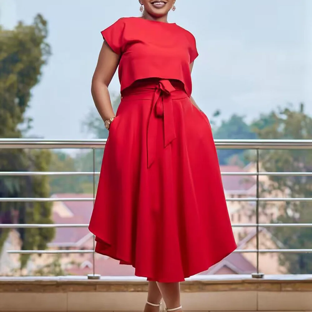 Elegant Ladies 2 Pieces Pants Sets Solid Blouse & Long Skirts Belt Waisted Asymmetric Office Wear Outfits Work Clothes Skirt Set
Elegant Ladies 2 Pieces Pants Sets Solid Blouse & Long Skirts Belt Waisted Asymmetric Office Wear Outfits Work Clothes Skirt Set