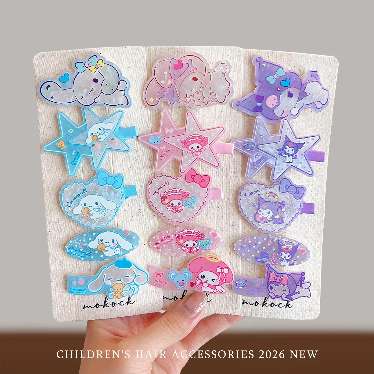 5 Pcs Sweet and Lovely Kuromi Kitty My Melody Girl's Fashion Cartoon Hair Pin Hairpin Girls Bangs Hair Accessories Child Gifts
5 Pcs Sweet and Lovely Kuromi Kitty My Melody Girl's Fashion Cartoon Hair Pin Hairpin Girls Bangs Hair Accessories Child Gifts