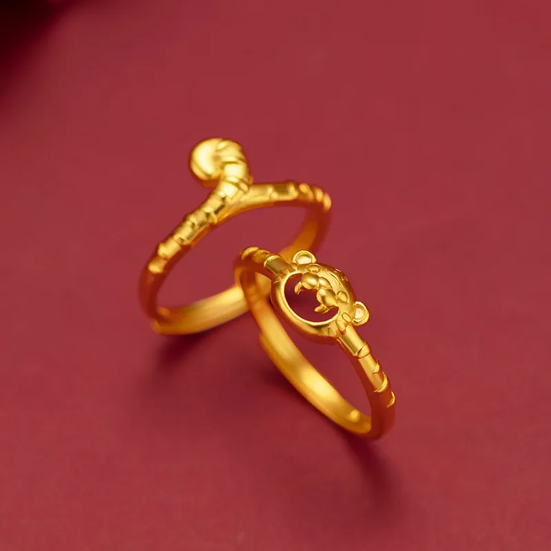 Cut Yellow Gold female Rings Fashion Jewlery Thick 24K Orginal Gold Color Rings for women Wedding Birthday Resizable Jewelry
Cut Yellow Gold female Rings Fashion Jewlery Thick 24K Orginal Gold Color Rings for women Wedding Birthday Resizable Jewelry