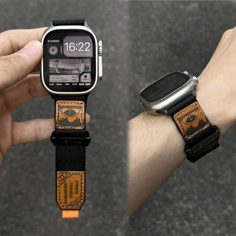 Trail Loop Strap for Apple Watch 10 9 Ultra Band 46mm 49mm 45mm 42mm 44mm 40/41mm 44mm Nylon Alpine Sport Bracelet iWatch 7 6 se
Trail Loop Strap for Apple Watch 10 9 Ultra Band 46mm 49mm 45mm 42mm 44mm 40/41mm 44mm Nylon Alpine Sport Bracelet iWatch 7 6 se