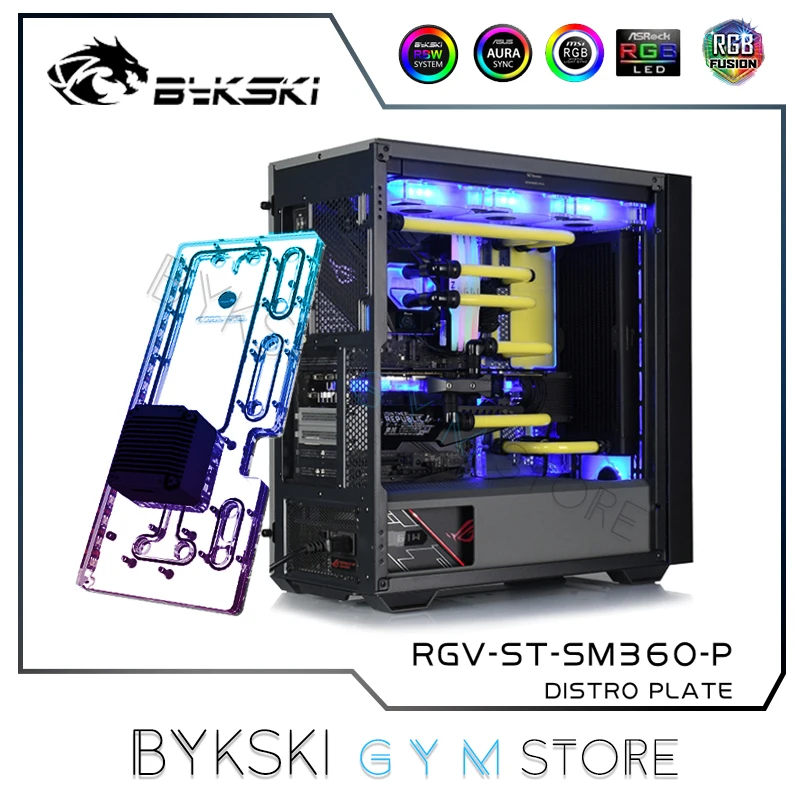 Bykski 360 Distro Plate For Xingu Computer Case,RGB Acrylic Waterway Tank 5V 12V Cooling Bundle Reservoir,RGV-ST-SM360-P
Bykski 360 Distro Plate For Xingu Computer Case,RGB Acrylic Waterway Tank 5V 12V Cooling Bundle Reservoir,RGV-ST-SM360-P