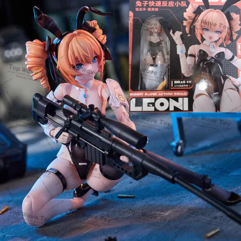 New Stock Sushiworks 1/12 Scale Female Dual Horsetail Rabbit Rapid Response Team Sniper LEONI Full Set 6in Action Figures Model
New Stock Sushiworks 1/12 Scale Female Dual Horsetail Rabbit Rapid Response Team Sniper LEONI Full Set 6in Action Figures Model