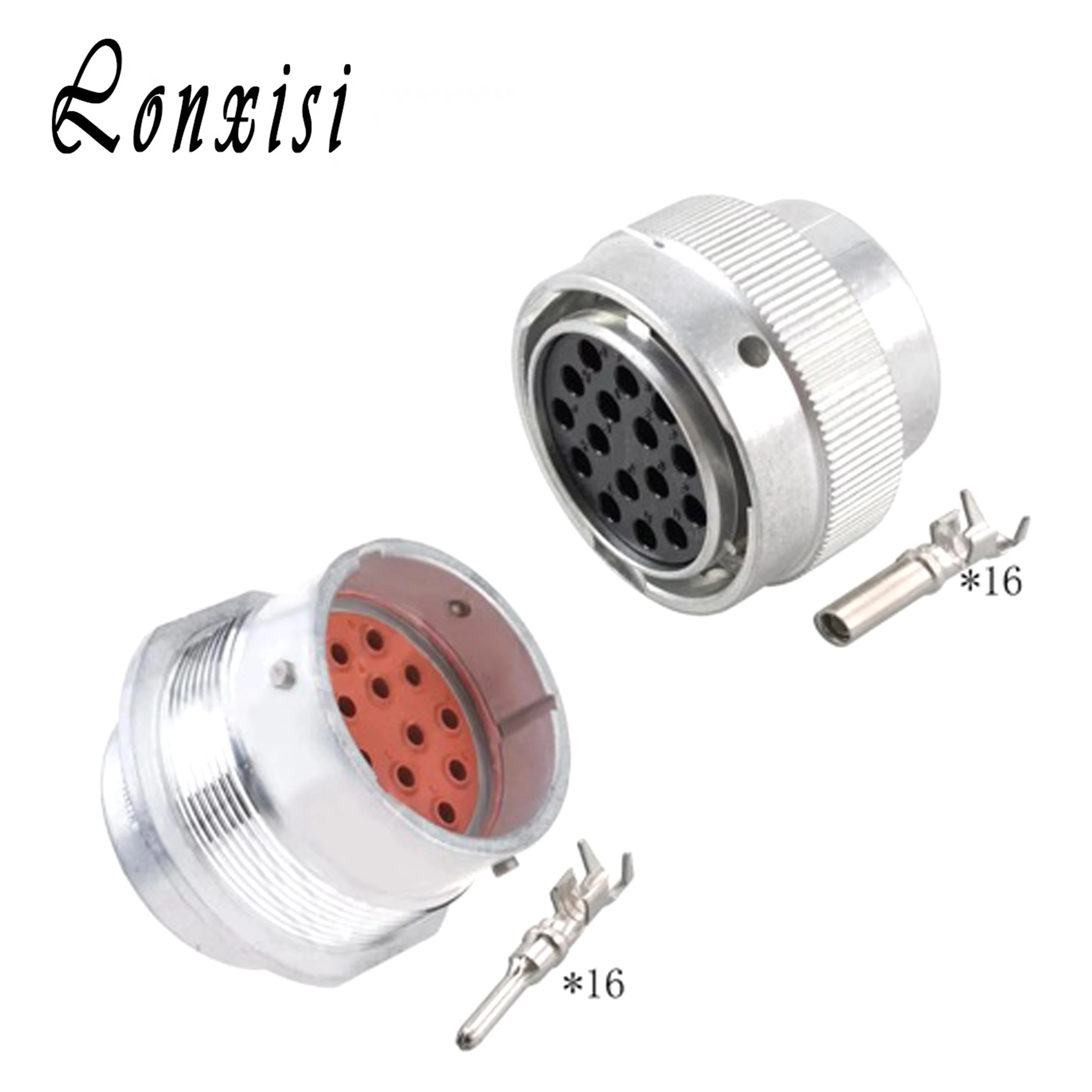 1/5 Sets 16 Pin HD34-24-16PE HD36-24-16SE Deutsch Connector Original Authentic Waterproof Male Female Wiring Plug With Terminal
1/5 Sets 16 Pin HD34-24-16PE HD36-24-16SE Deutsch Connector Original Authentic Waterproof Male Female Wiring Plug With Terminal