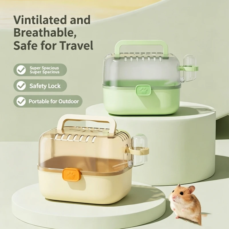 Portable outdoor pet hamster cage travel cage safety anti escape small pet exotic pet box suitcase
Portable outdoor pet hamster cage travel cage safety anti escape small pet exotic pet box suitcase