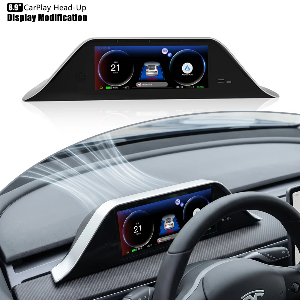 LCD Instrument Panel For Tesla Model Y/3 Touchscreen Head-Up Display with CarPlay Android Auto Driver Monitor New Energy Vehicle
LCD Instrument Panel For Tesla Model Y/3 Touchscreen Head-Up Display with CarPlay Android Auto Driver Monitor New Energy Vehicle