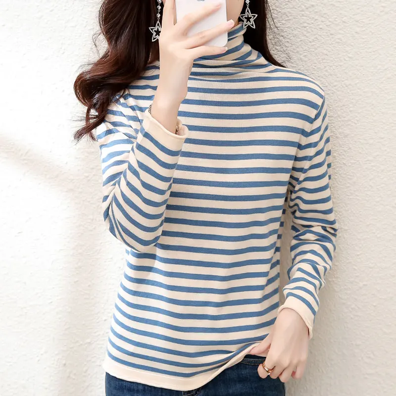 Женский свитер с высоким воротником Thiened, 00% хлопок, осень-зима, полосатый свитер Ne Base, универсальный длинный све
Женский свитер с высоким воротником Thiened, 00% хлопок, осень-зима, полосатый свитер Ne Base, универсальный длинный све