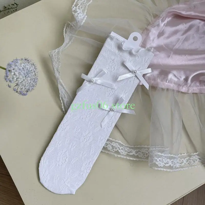 D5QF 2025 Spring/Summer Bowknot Socks Little Girls In Tube Socks for Daughter Child
D5QF 2025 Spring/Summer Bowknot Socks Little Girls In Tube Socks for Daughter Child