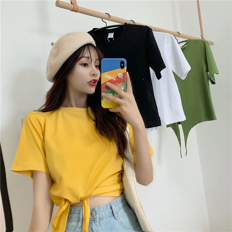 2025 Summer New Korean Style Fashionable High Waist Short Chic Elegant Short Sleeve Solid Color Sneaky Design Fashionable-shir
2025 Summer New Korean Style Fashionable High Waist Short Chic Elegant Short Sleeve Solid Color Sneaky Design Fashionable-shir