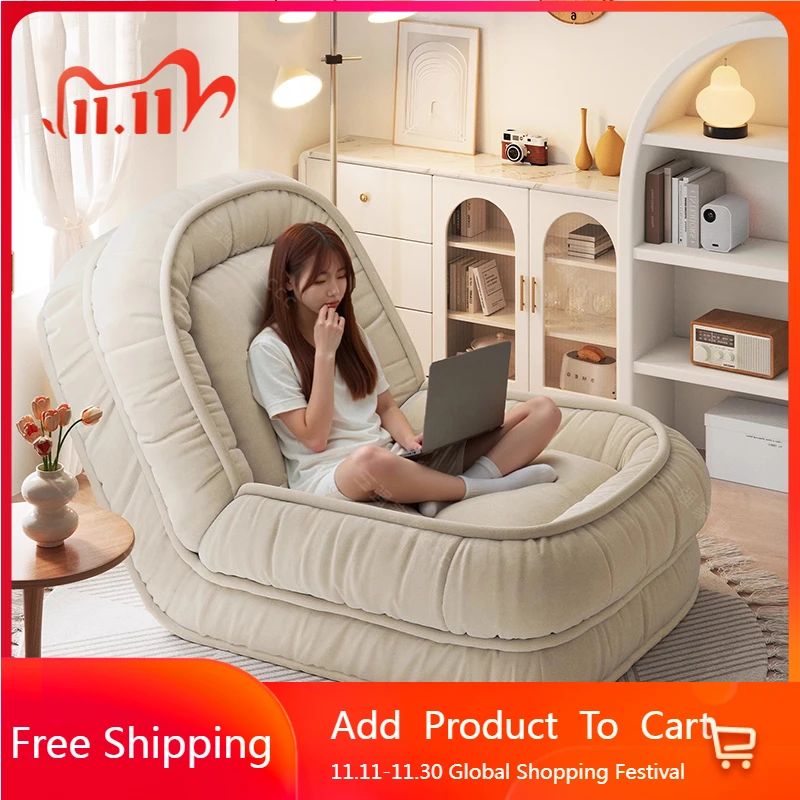 Lazy Sofa Living Room Chairs Tumbonas Luxury Bedroom Folding Living Room Chairs Comfortable Shell Sillon Lounge Suite Furniture
Lazy Sofa Living Room Chairs Tumbonas Luxury Bedroom Folding Living Room Chairs Comfortable Shell Sillon Lounge Suite Furniture