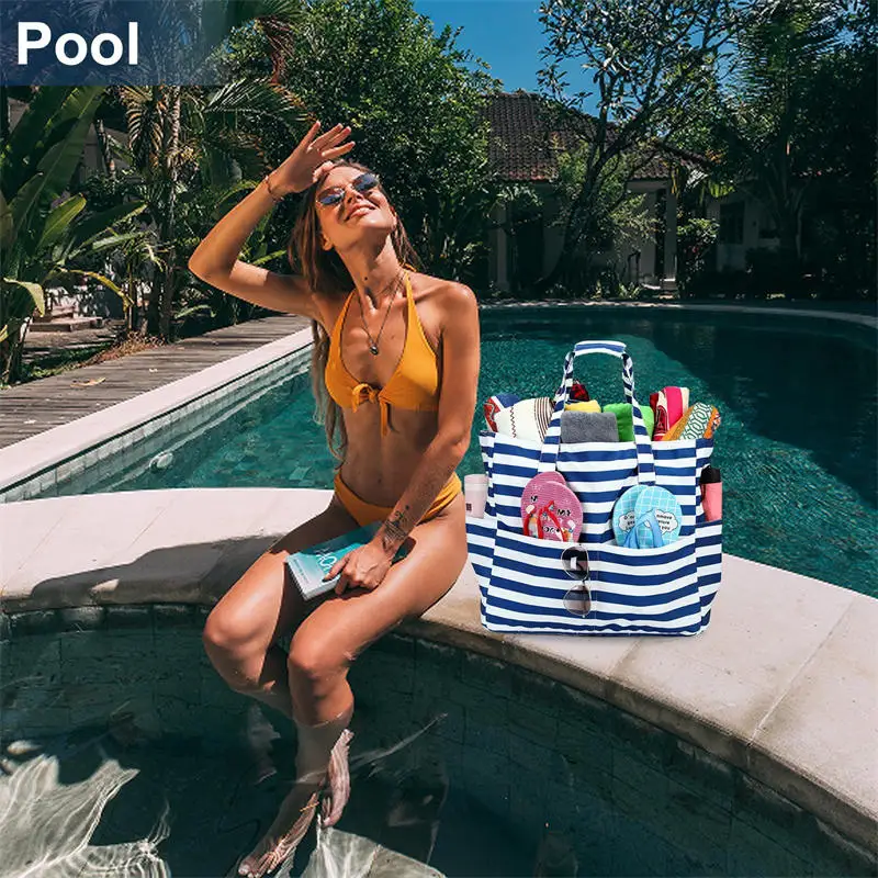 Beach Bags For Women Large Waterproof Sandproof Beach Tote Swim Pool Bag With Zipper For Gym Grocery Travel Vacation Essentials
Beach Bags For Women Large Waterproof Sandproof Beach Tote Swim Pool Bag With Zipper For Gym Grocery Travel Vacation Essentials