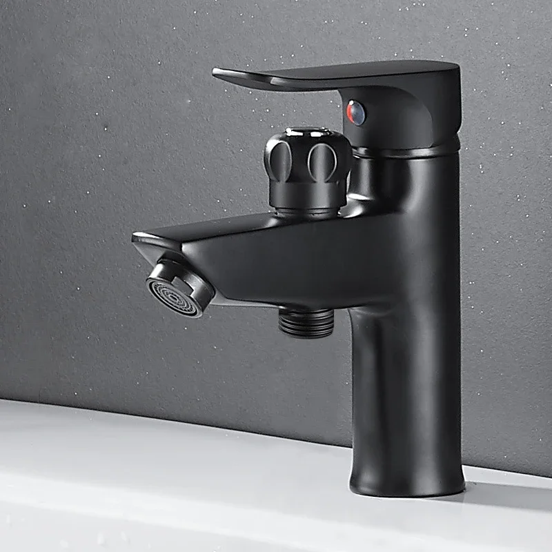 Brass Bathroom Basin Faucet Black Single Handle Tap Sink Faucet Mixer with Shower Head Hot and Cold Water Faucets Mixer Tap
Brass Bathroom Basin Faucet Black Single Handle Tap Sink Faucet Mixer with Shower Head Hot and Cold Water Faucets Mixer Tap