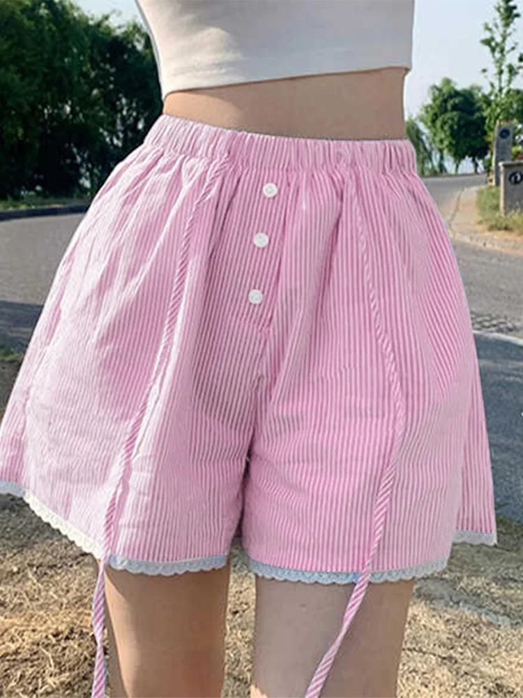 ZANZEA Summer Stripes Printing Shorts Casual Home Wear Pants Women 2024 High Elastic Waist Shorts Fashion Elegant Loose Bottoms
ZANZEA Summer Stripes Printing Shorts Casual Home Wear Pants Women 2024 High Elastic Waist Shorts Fashion Elegant Loose Bottoms